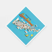Serviette En Papier Salutation de Long Island, NY (Coin)