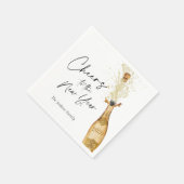 Serviette En Papier Salutations à la fête du Nouvel An papier personna (Coin)