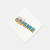 Serviette En Papier Salutations hors ligne (Coin)