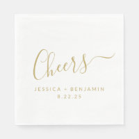Salutations minimaliste Gold Blanc Personnalisé Ma