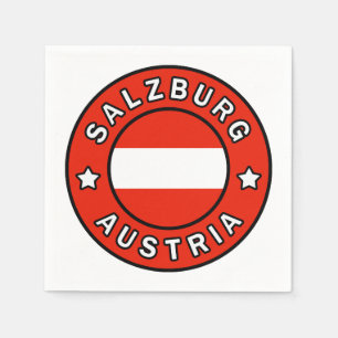 Serviette En Papier Salzbourg Autriche