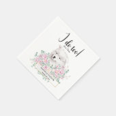 Serviette En Papier Samoyé Chien Mariage Cocktail  Napkins (Coin)