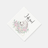 Serviette En Papier Samoyed Chien Mariage Cocktail Napkins (Coin)