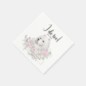 Serviette En Papier Samoyed Chien Mariage Cocktail Napkins (Coin)