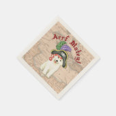 Serviette En Papier Samoyed Pirate (Coin)