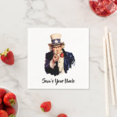 Serviette En Papier Sam's Your Oncle (En situation)