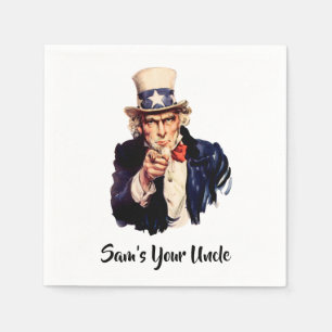 Serviette En Papier Sam's Your Oncle