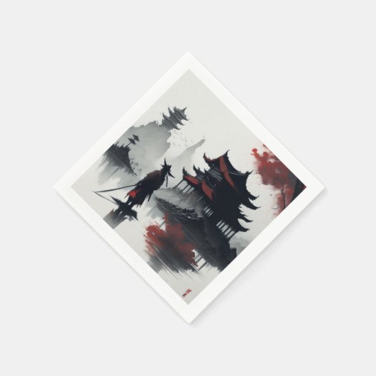 Serviette En Papier Samurai (Coin)