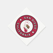Serviette En Papier San Diego Californie (Coin)
