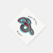 Serviette En Papier San Francisco garter snake (Coin)