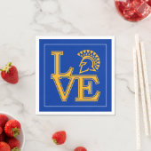Serviette En Papier San Jose State Love (En situation)