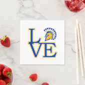 Serviette En Papier San Jose State Love (En situation)