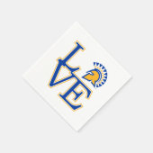 Serviette En Papier San Jose State Love (Coin)