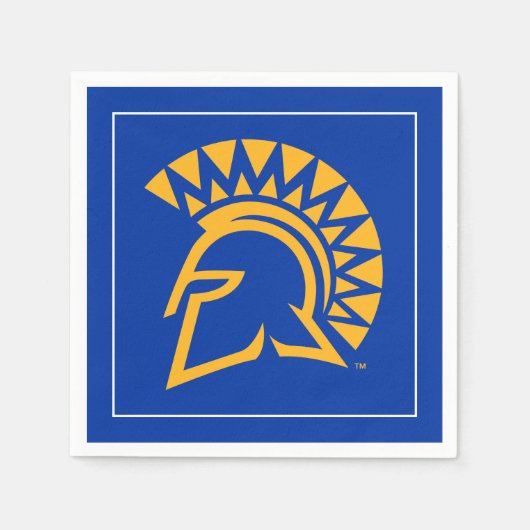Serviette En Papier San Jose State Spartans (Devant)