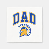 Serviette En Papier San Jose State Spartans Papa (Devant)