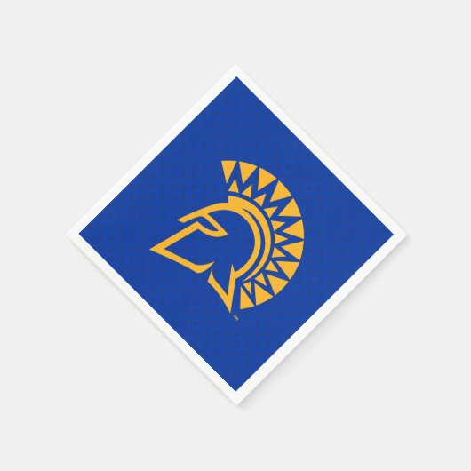 Serviette En Papier San Jose State Spartans Polka Dot Motif (Coin)