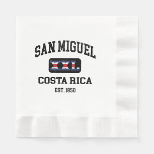 Serviette En Papier San Miguel, Costa Rica - XXL Athlétique