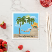 Serviette En Papier Sandman Tropical Avec Serviettes Hammock (En situation)