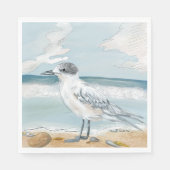 Serviette En Papier Sandpiper Summer Napkin (Devant)