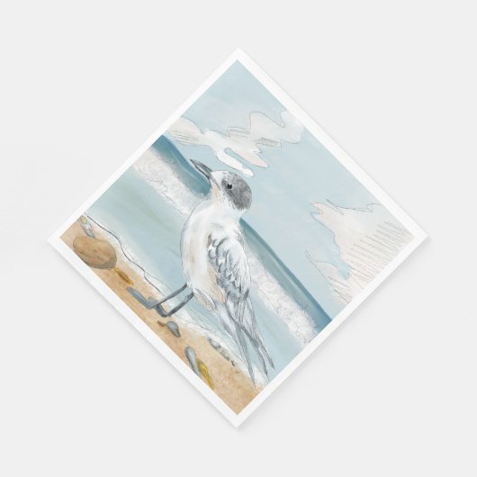 Serviette En Papier Sandpiper Summer Napkin (Coin)