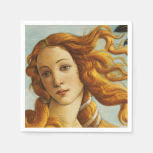 Serviette En Papier Sandro Botticelli - Déesse Vénus Avatar Art