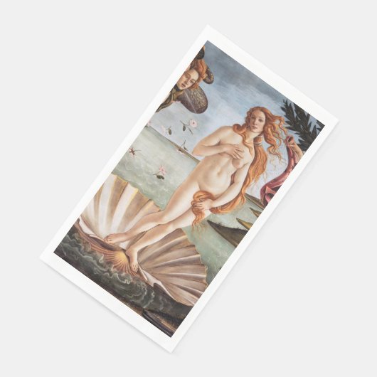 Serviette En Papier Sandro Botticelli - Naissance de Vénus (Coin)