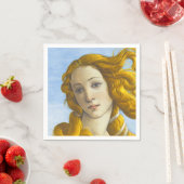 Serviette En Papier Sandro Botticelli - Naissance de Vénus Détail (En situation)