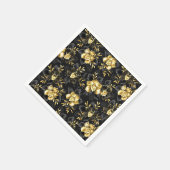 Serviette En Papier Sans couture avec orchidées de bijoux (Coin)