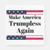 Serviette en papier sans Trump (Devant)