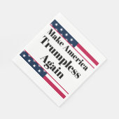 Serviette en papier sans Trump (Coin)