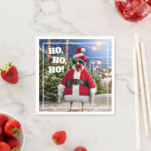 Serviette En Papier Santa Chicken (En situation)