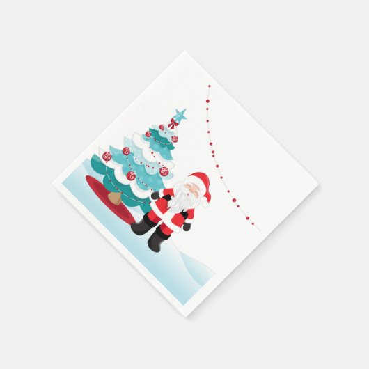 Serviette En Papier Santa Claus (Coin)