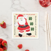 Serviette En Papier Santa Claus (En situation)