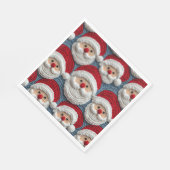 Serviette En Papier Santa Claus crochet motif (Coin)