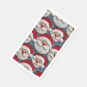 Serviette En Papier Santa Claus crochet motif (Coin)