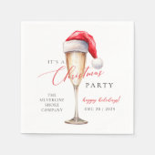 Serviette En Papier Santa Hat Festive Christmas Party (Devant)
