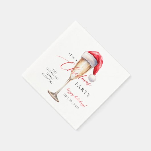 Serviette En Papier Santa Hat Festive Christmas Party (Coin)