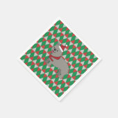 Serviette En Papier Santa Paws Holiday (Coin)