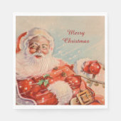 Serviette En Papier Santas (Devant)
