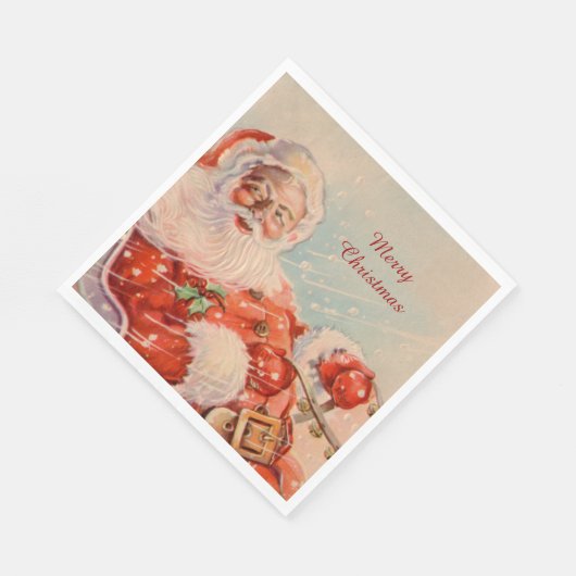 Serviette En Papier Santas (Coin)