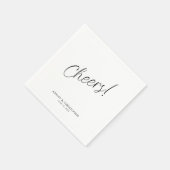 Serviette En Papier Santé! Minimal Cocktail Occasion (Coin)