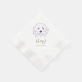 Serviette En Papier Santé! Napkins Mariage Cockapoo (Coin)