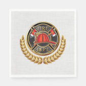 Serviette En Papier Sapeurs-Pompiers (Devant)