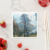 SERVIETTE EN PAPIER SAPIN (En situation)