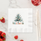 Serviette En Papier sapin de Noël (En situation)