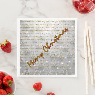 Serviette En Papier Sapins de Noël Luxueux Populaires