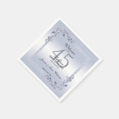 Serviette En Papier Sapphire Gem & Parties scintillant 45e anniversair (Coin)