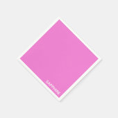 Serviette En Papier Sapphire pink colour (Coin)