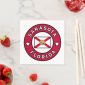 Serviette En Papier Sarasota Floride (En situation)