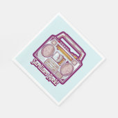 Serviette En Papier Sardines amusantes en chaîne stéréo (Coin)